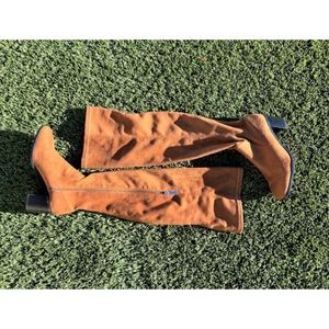 Zara Suede Knee High Boots